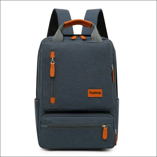 Stylish Commuter Backpack by K-AROLE - Durable Blue Laptop