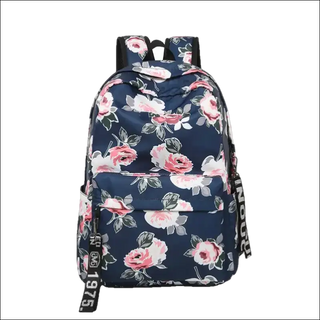 Stylish Floral Print Backpack by K-AROLE™️ - Peony