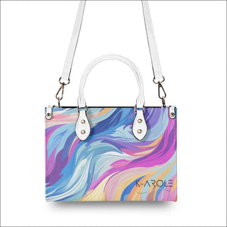 Stylish K-AROLE™️ Multicolor Wave Tote Handbag