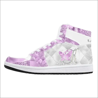 Stylish K-AROLE Sneakers for Women: Trendy Purple High-Top