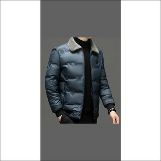 Stylish Men’s Faux Leather Jacket with Fleece Lining