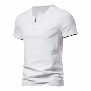 Stylish Men’s Short Sleeve V-Neck T-Shirt by K-AROLE