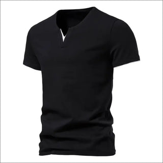 Stylish Men’s Short Sleeve V-Neck T-Shirt by K-AROLE