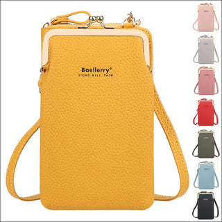 Stylish Mobile Phone Crossbody Wallet - Hands- Versatile Bag