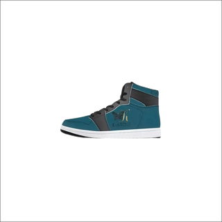 Stylish Sneaker Comfort: K-AROLE™️ High-Top Cobalt Blue