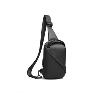 Stylish Versatile Chest Bag for Modern Mobility - Black