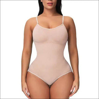 Stylish Women's Seamless Bodysuit in Vibrant Pink - K-AROLE