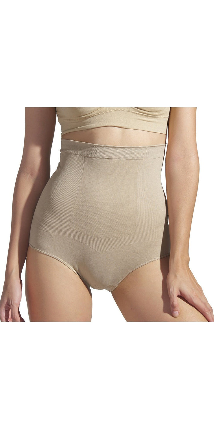 Women’s High-waisted Silicone Point Rubber Shapewear Pants