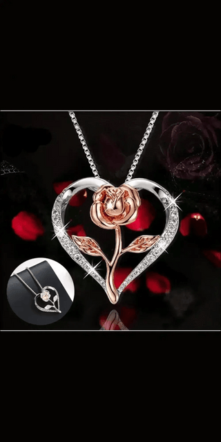 K - AROLE™️ Bling Heart Billiard Pool Cue Necklace For Women - K - AROLE