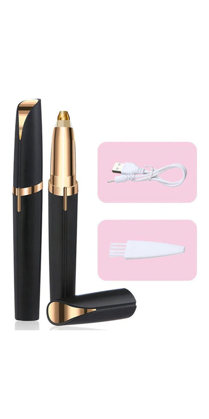 Professional Product Title: "Automatic Electric Eyebrow Trimmer for Women - Precision Brow Shaping Pencil with Hair Removal Function - Portable Eyebrow Shaver Pocketknife"
