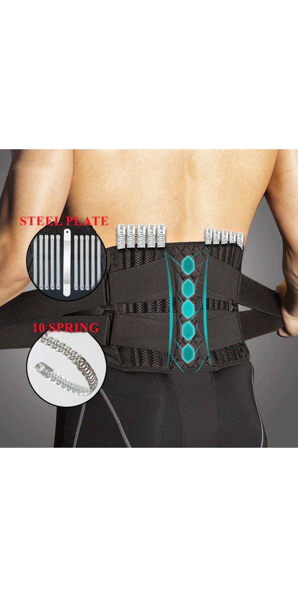 Medical Back Brace Waist Trainer Belt Spine Support Men Women Breathable Lumbar Corset Orthopedic Faja Lumbar Hombre Gym Belts
