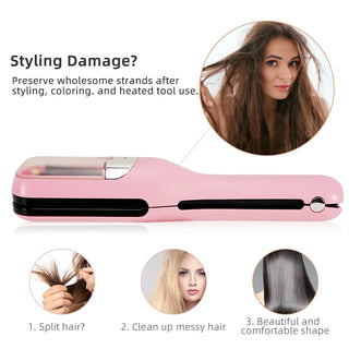 Sleek, high-quality hair trimmer for women to prevent split ends and maintain healthy, stylish locks after color and heat treatments.