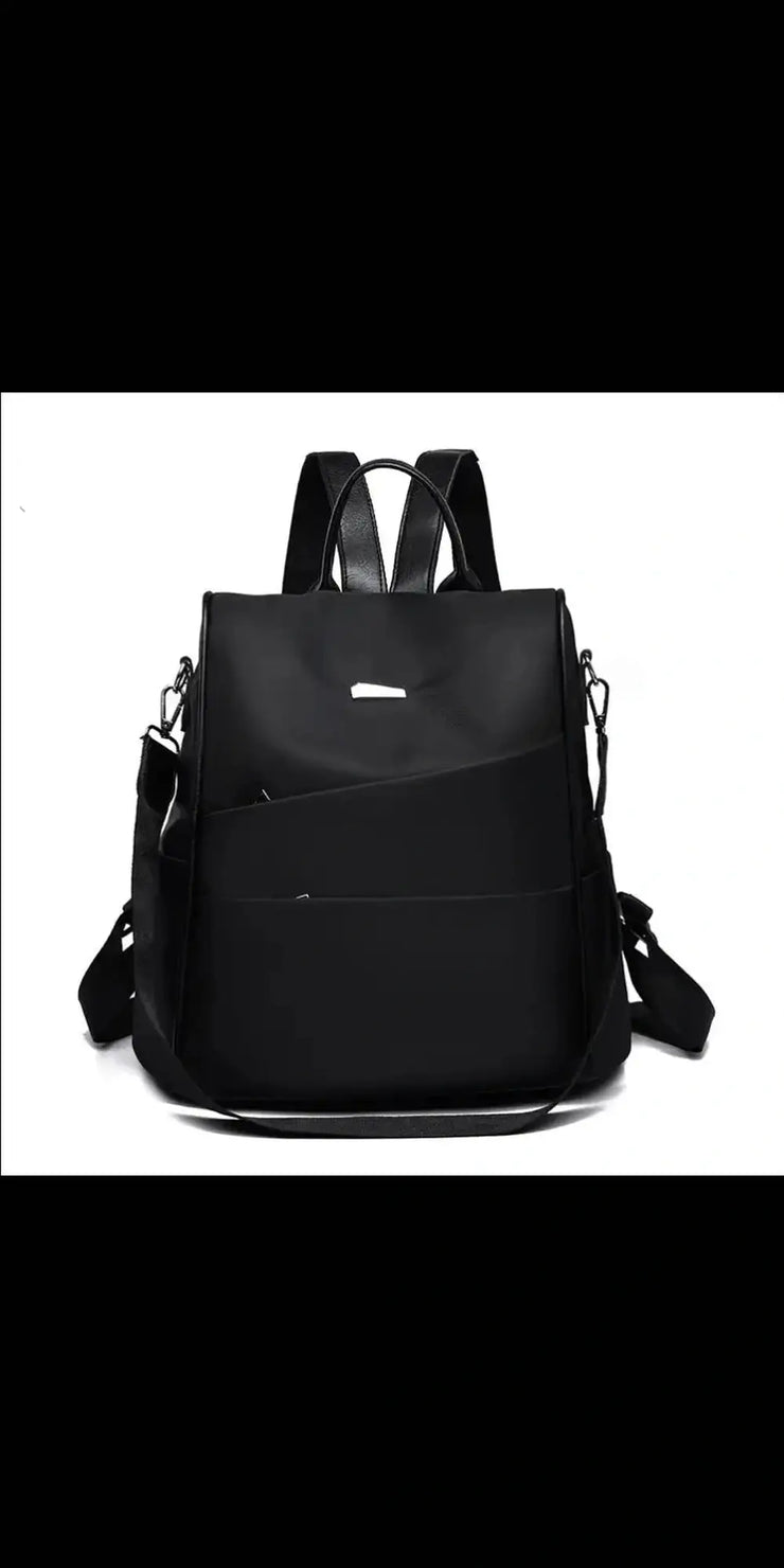 Backpack fashion small backpack - black - bags