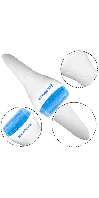Reusable Facial Roller Cooling Ice Massager - Soothing Facial Massage Tool for Relaxation and Skin Care