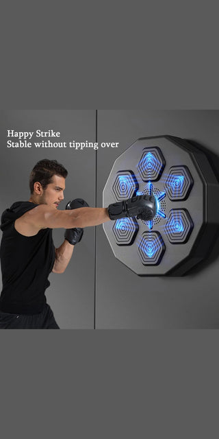 Smart boxing training target with LED lights for reaction and agility practice