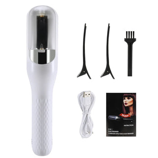 Professional Hair Split Ends Trimmer for Women by K-AROLE - Compact, cordless device with trimmer attachments for salon-quality hair care at home.