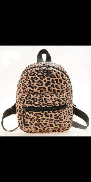 Cute And Funny Cow Spotted Backpack - Leopard - bags