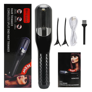 Professional Hair Split Ends Trimmer for Women - Cordless, rechargeable device for precise hair split ends treatment.