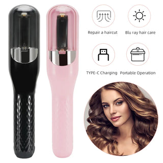 Professional Hair Split Ends Trimmer for Women, with USB-C charging and portable operation for salon-quality hair care at home.
