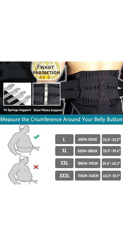 Medical Back Brace Waist Trainer Belt Spine Support Men Women Breathable Lumbar Corset Orthopedic Faja Lumbar Hombre Gym Belts