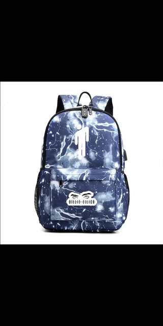 Fashionable And Simple Outdoor USB Charging Backpack - bags