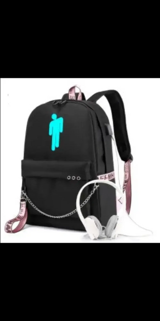 Fashionable And Simple Outdoor USB Charging Backpack - I -