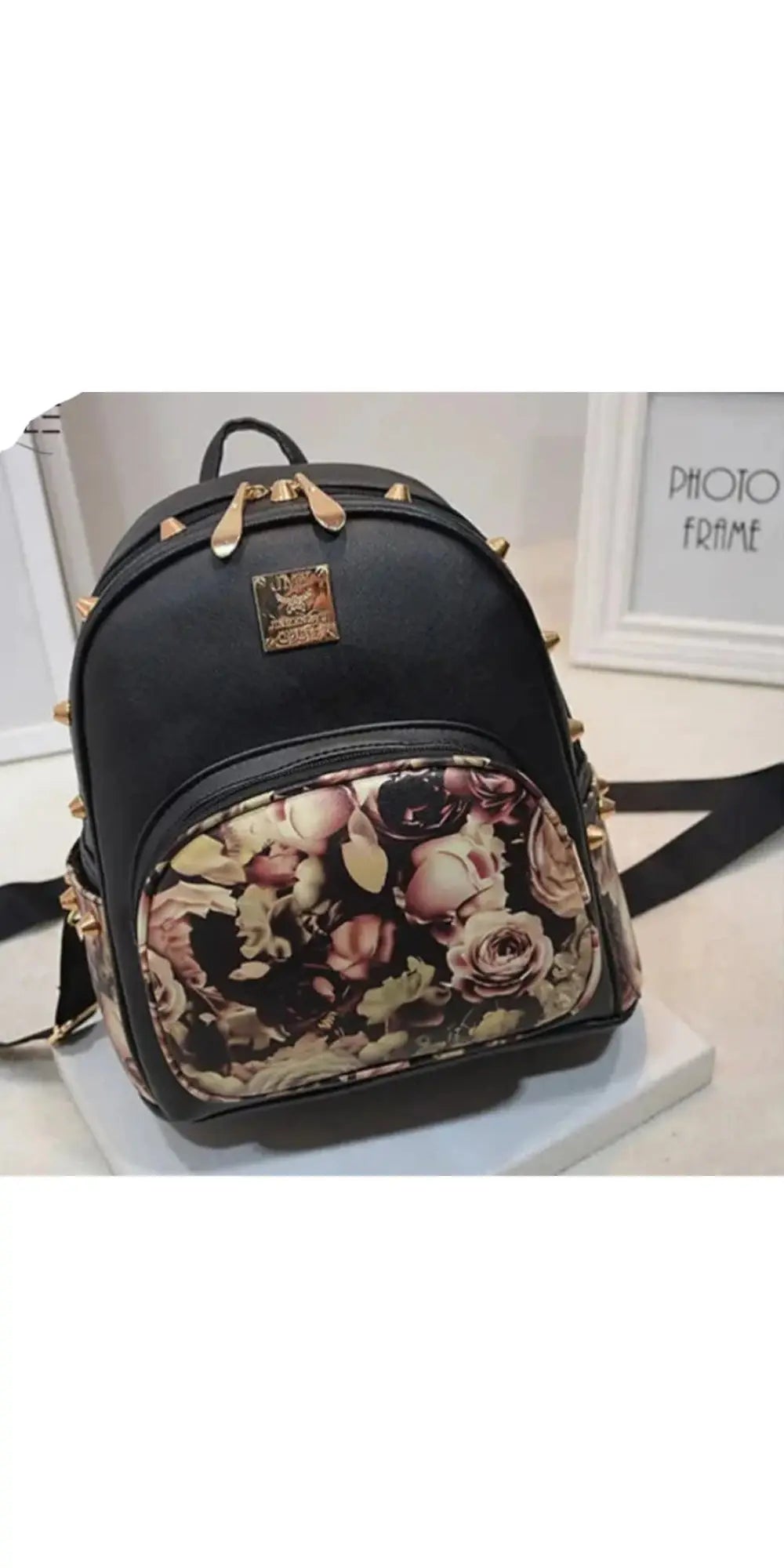 Floral print backpack - bags
