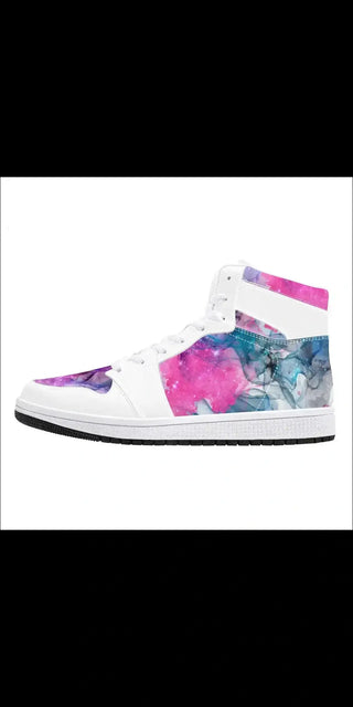 High-Top Synthetic Leather Sneakers - Wrist sneakers K-AROLE