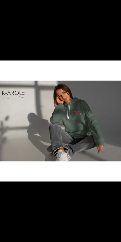 K-AROLE Tender Green Hoodie: Comfort & Style Combined | High-Quality Materials, Soothing Shade K-AROLE