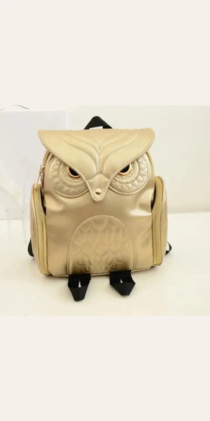 Japanese and Korean trends women’s Owl backpack leisure