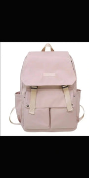 Japanese Flip Large Capacity Computer Backpack Men - Pink -