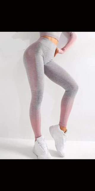 Sleek high-waisted printed leggings with body-sculpting design, perfect for active lifestyles.