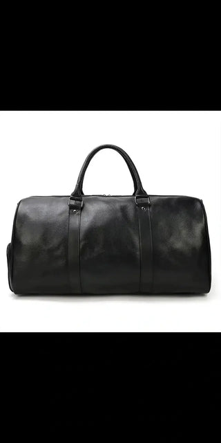 Large Capacity Leather Business Travel Bag with Shoe Compartment - Ideal for Business K-AROLE