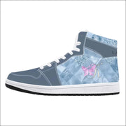 Leather Sneakers "K-AROLE Dazzle Couture" blue