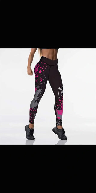 Stylish Women's Digital Print Leggings: Comfortable and Fashionable Athletic Wear from K-AROLE