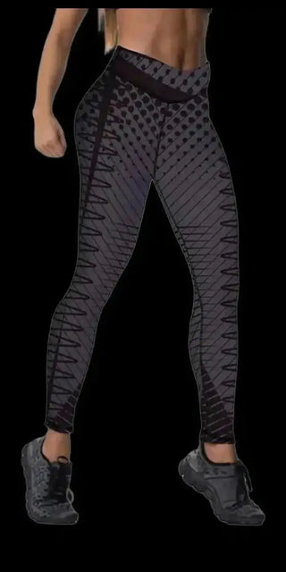 Trendy women's digital print leggings with stylish pattern and sleek design, perfect for both comfort and fashion.