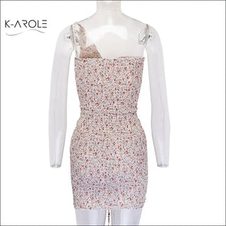 Spring And Summer Oil Painting Series Gentle Print Dress Women K-AROLE K-AROLE