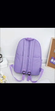 Student School Bag Canvas Travel Korean Backpack - bags
