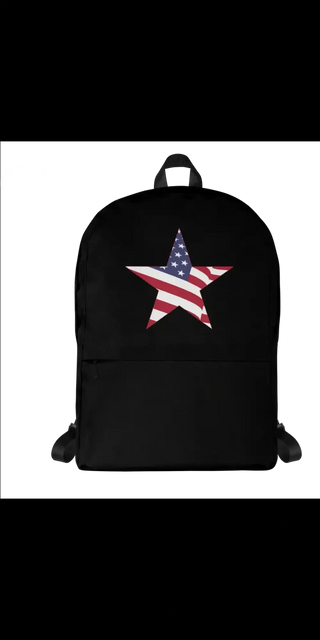 The K-Arole Backpack with American Flag Star K-AROLE