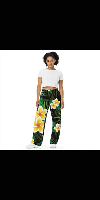 Wide pants all over unisex K-AROLE