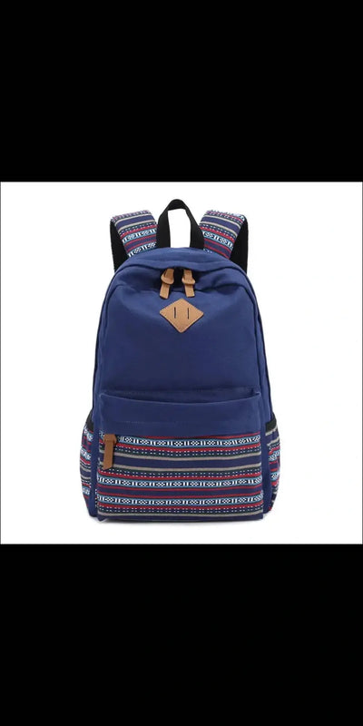 Women’s Ethnic Style Fabric Mountaineering Backpack - Baolan