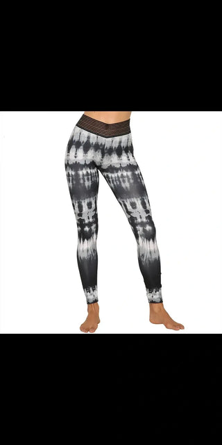Vibrant Tie-Dye Workout Leggings - Women's active sportswear with moisture-wicking, stretchy fabric for comfortable, stylish fitness.